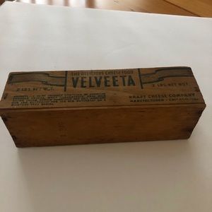 Vintage Velveeta Cheese box